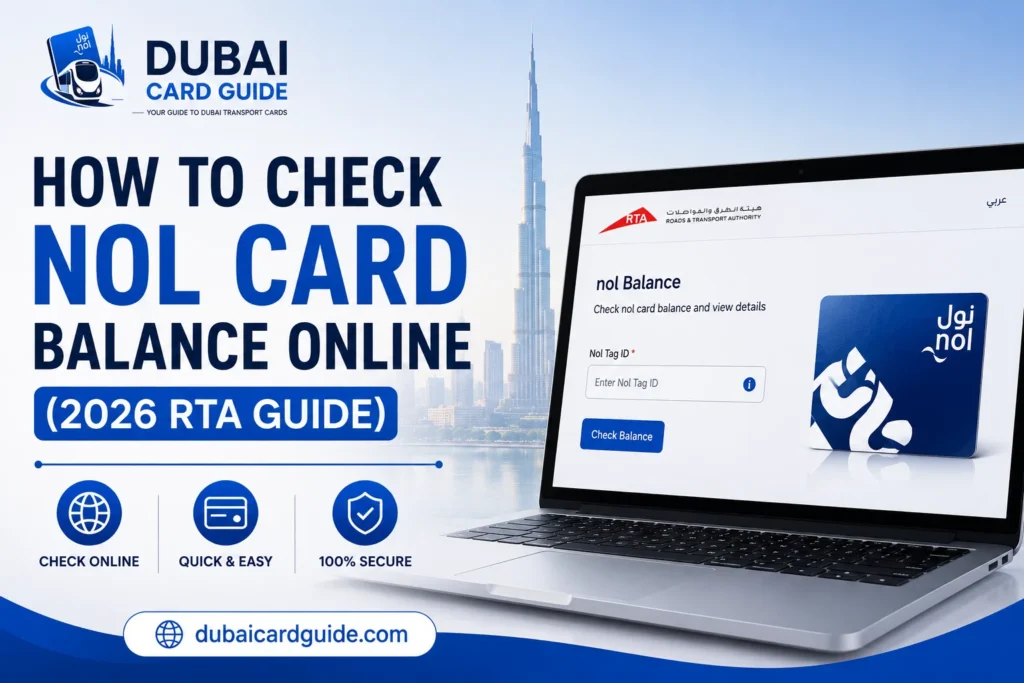 How to check nol card balance online
